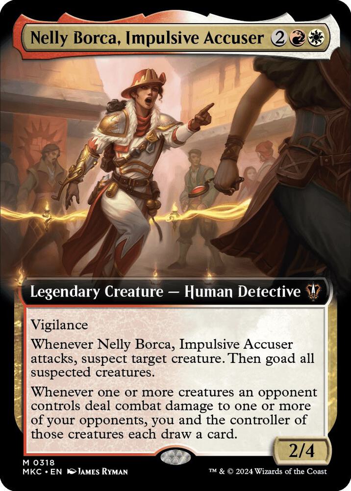 Nelly Borca, Impulsive Accuser 318/311 (Commander: Murders at Karlov Manor)  - Extended Art Foil | Good Games Modbury