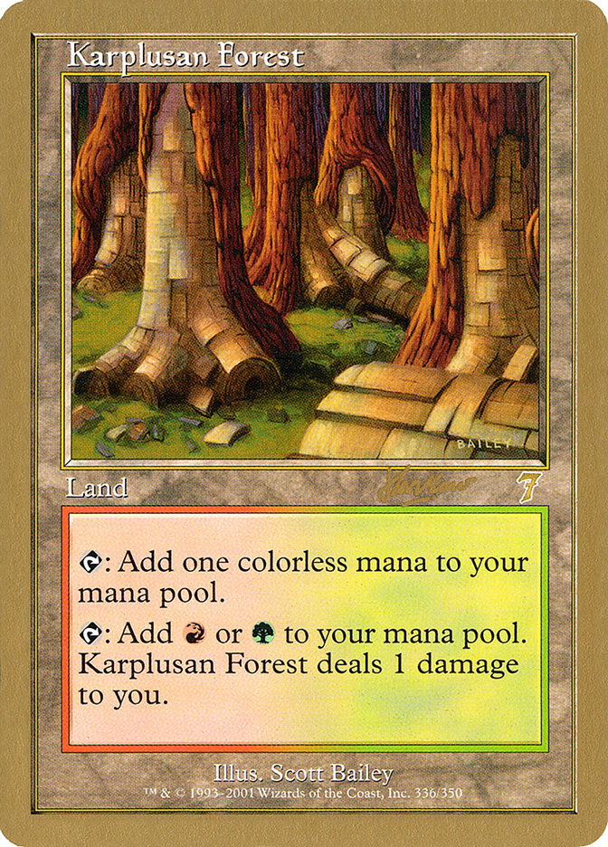 Karplusan Forest (Sim Han How) [World Championship Decks 2002] | Good Games Modbury