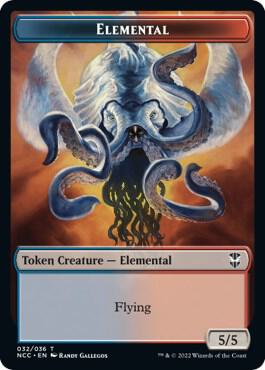 Elemental 032 Rogue Double Sided Token 32 // 7 (Commander: Streets of New Capenna)  | Good Games Modbury