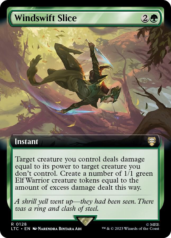 Windswift Slice 128 (Commander: The Lord of the Rings: Tales of Middle-earth)  - Extended Art | Good Games Modbury