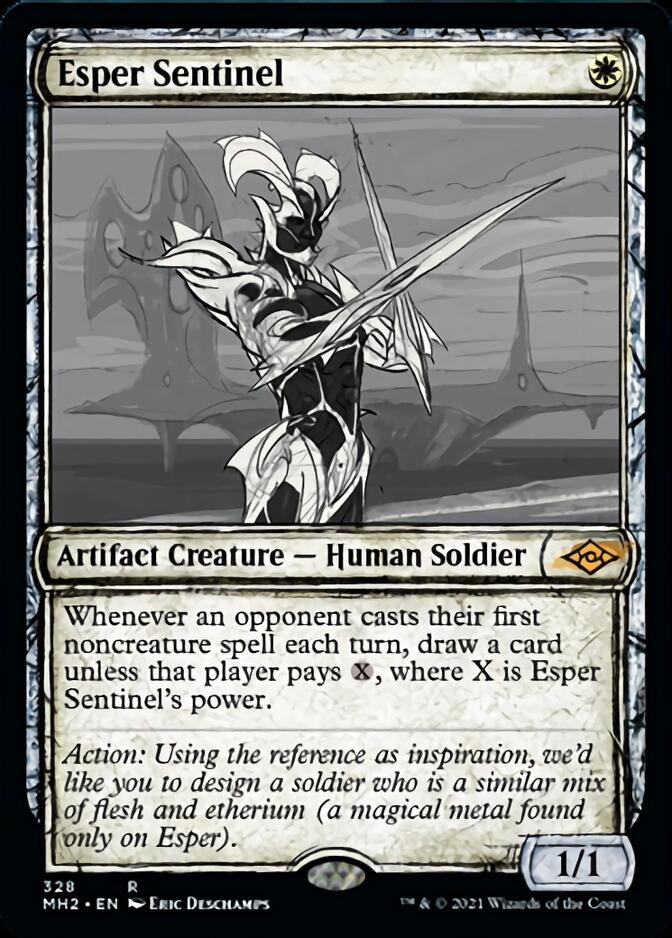 Esper Sentinel (Sketch) [Modern Horizons 2] | Good Games Modbury