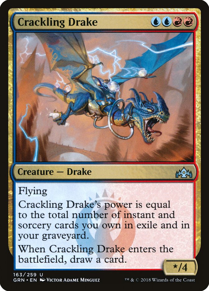 Crackling Drake [Guilds of Ravnica] | Good Games Modbury