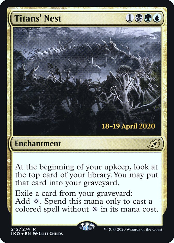 Titans' Nest [Ikoria: Lair of Behemoths Prerelease Promos] | Good Games Modbury