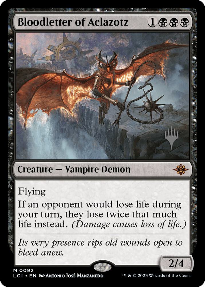 Bloodletter of Aclazotz 92p/138 (Promo Pack: The Lost Caverns of Ixalan)  | Good Games Modbury