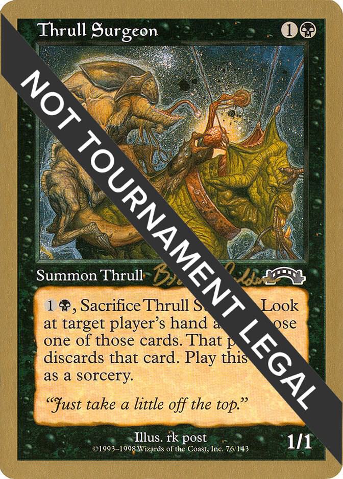 Thrull Surgeon 1998 Brian Selden EXO bs76/117 (World Championship Decks)  | Good Games Modbury