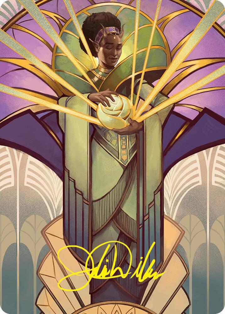 Bloom Tender Art Card 54 54 Gold Stamped Signature 54 (Art Series: Foundations)  | Good Games Modbury