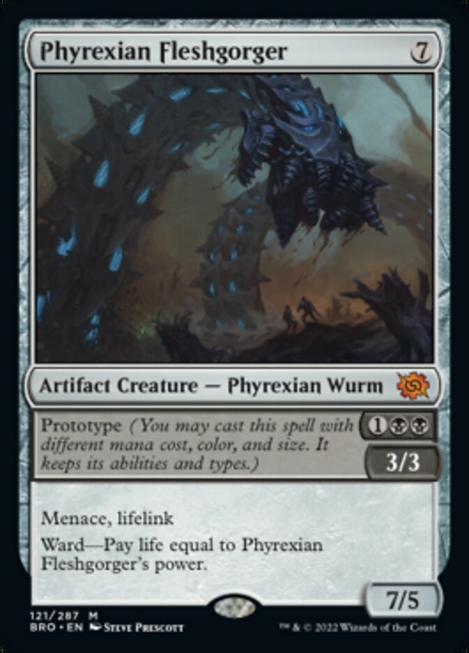 Phyrexian Fleshgorger (Promo Pack) [The Brothers' War Promos] | Good Games Modbury