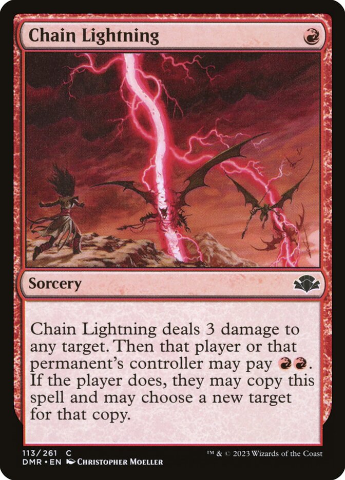 Chain Lightning 113/261 (Dominaria Remastered)  | Good Games Modbury