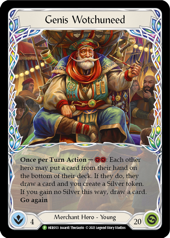 Genis Wotchuneed [HER053] (Promo)  Cold Foil | Good Games Modbury
