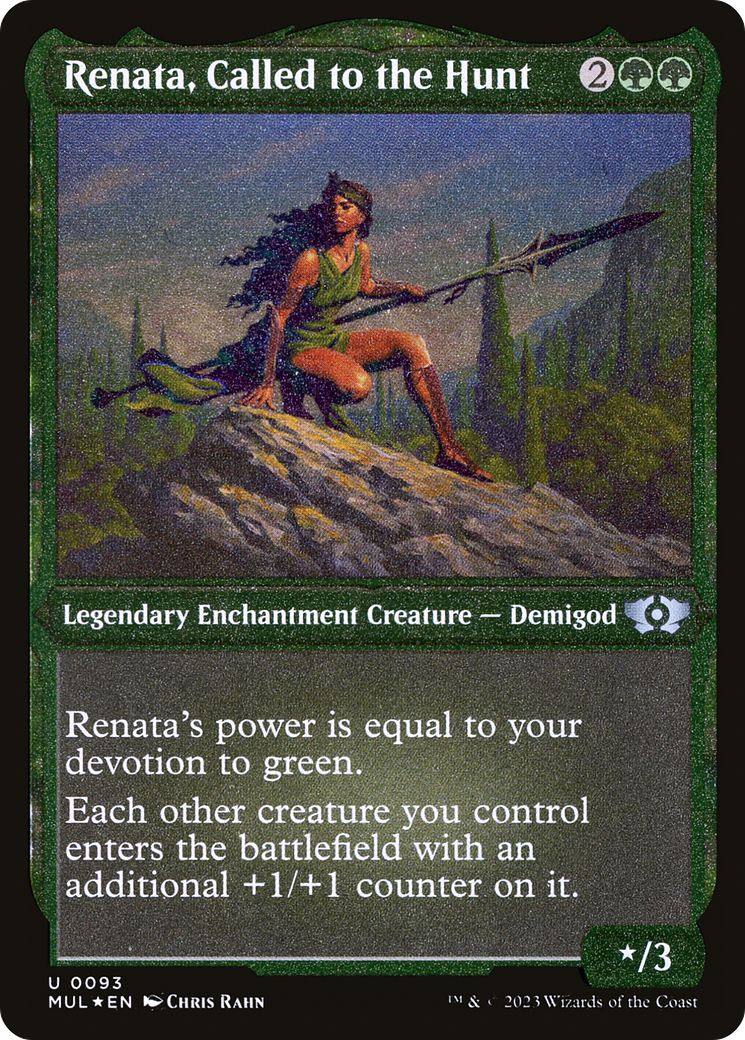 Renata, Called to the Hunt (Foil Etched) [Multiverse Legends] | Good Games Modbury