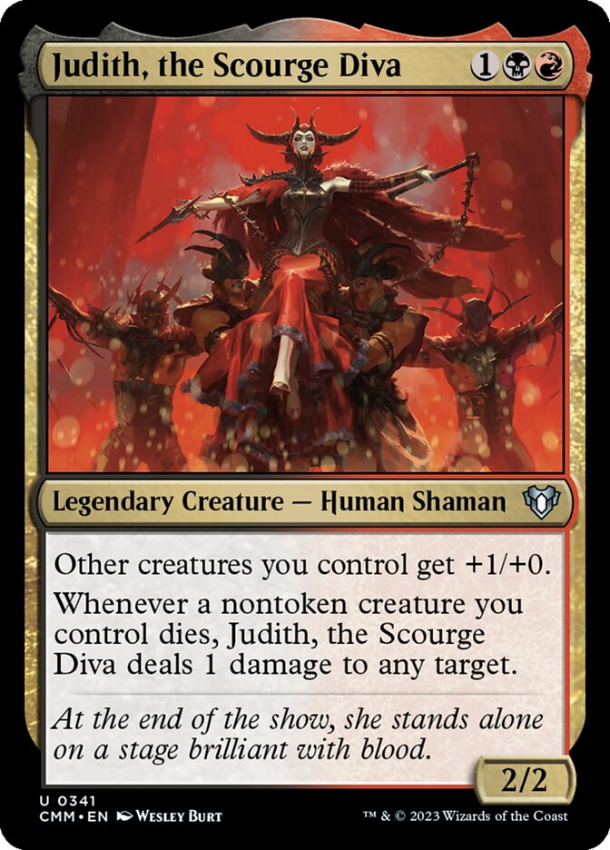 Judith, the Scourge Diva 341/451 (Commander Masters)  - Foil | Good Games Modbury