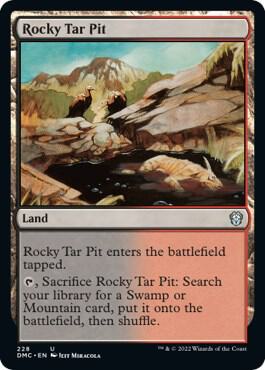 Rocky Tar Pit 228/50 (Commander: Dominaria United)  | Good Games Modbury