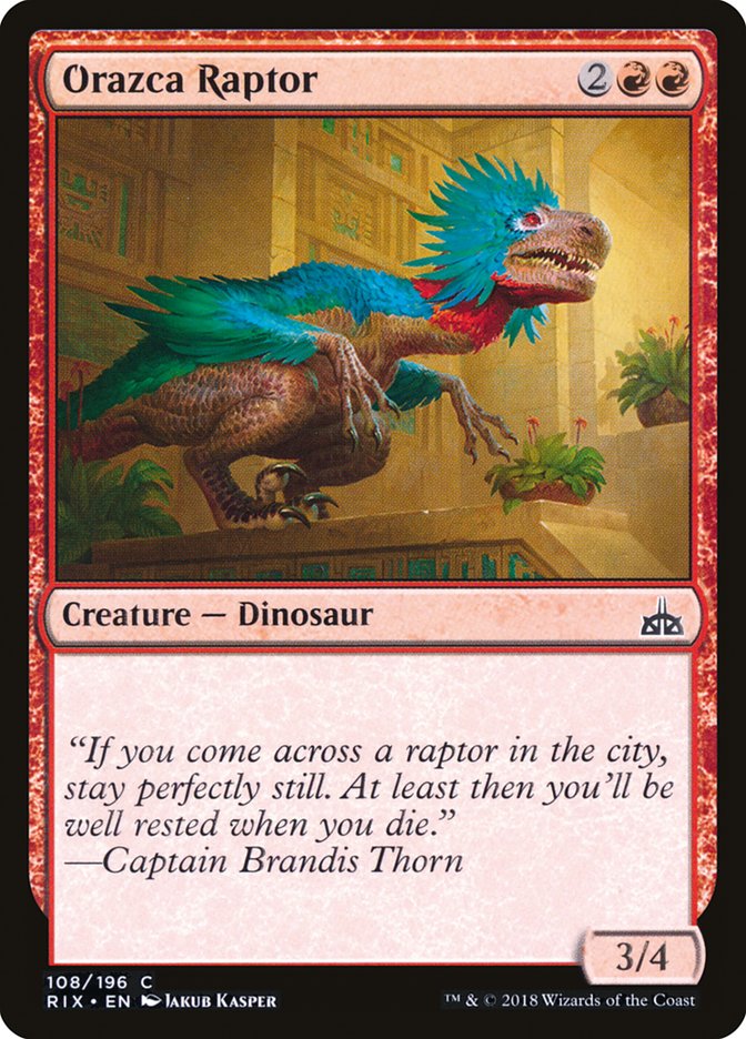 Orazca Raptor 108/196 (Rivals of Ixalan)  - Foil | Good Games Modbury