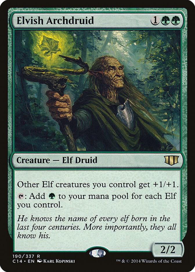 Elvish Archdruid 190/337 (Commander 2014)  | Good Games Modbury