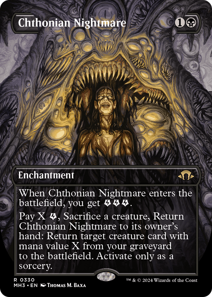 Chthonian Nightmare (Borderless) [Modern Horizons 3] | Good Games Modbury