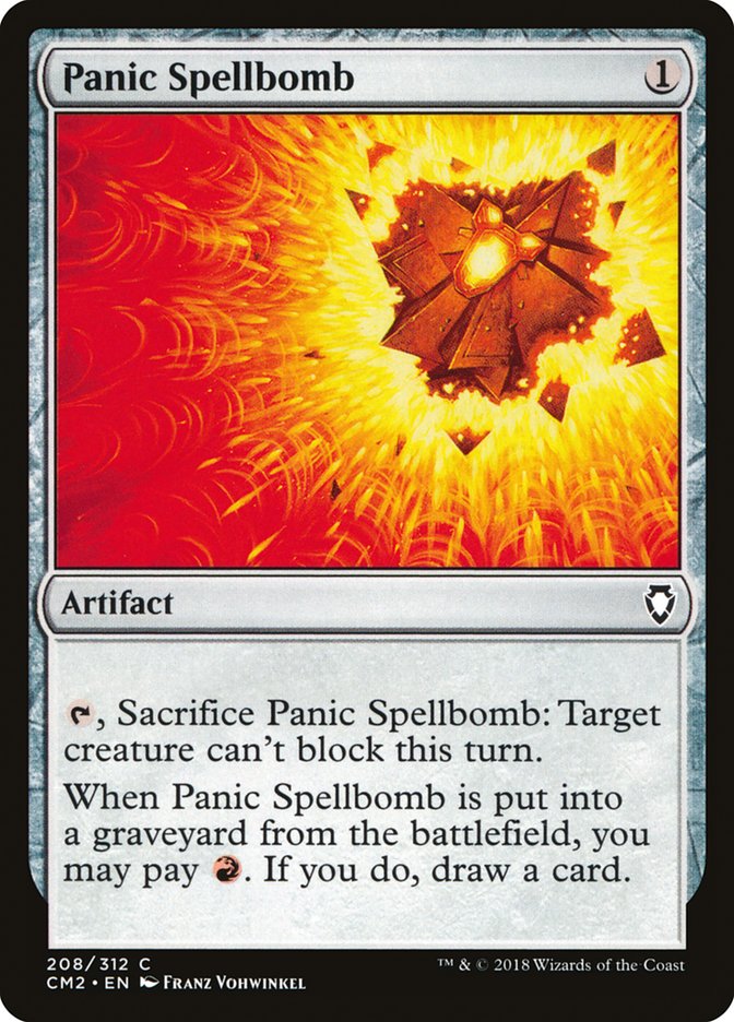 Panic Spellbomb [Commander Anthology Volume II] | Good Games Modbury