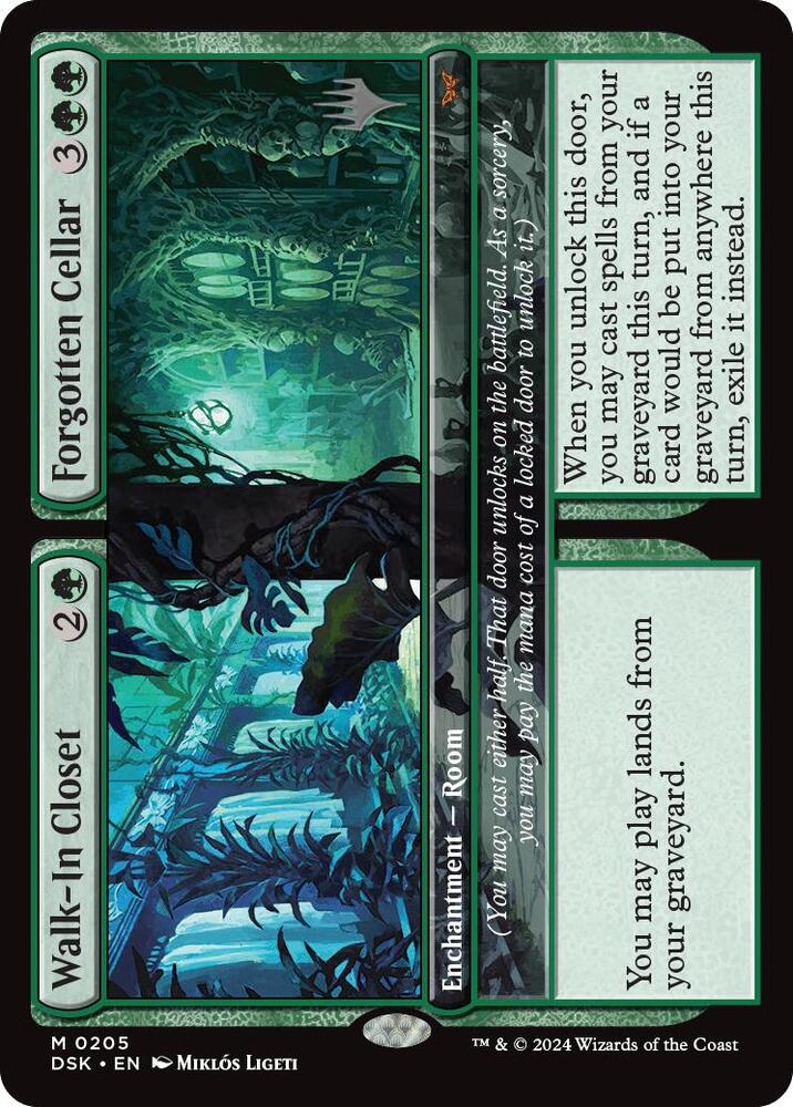 Walk-In Closet // Forgotten Cellar 205 (Promo Pack: Duskmourn: House of Horror)  - Foil | Good Games Modbury