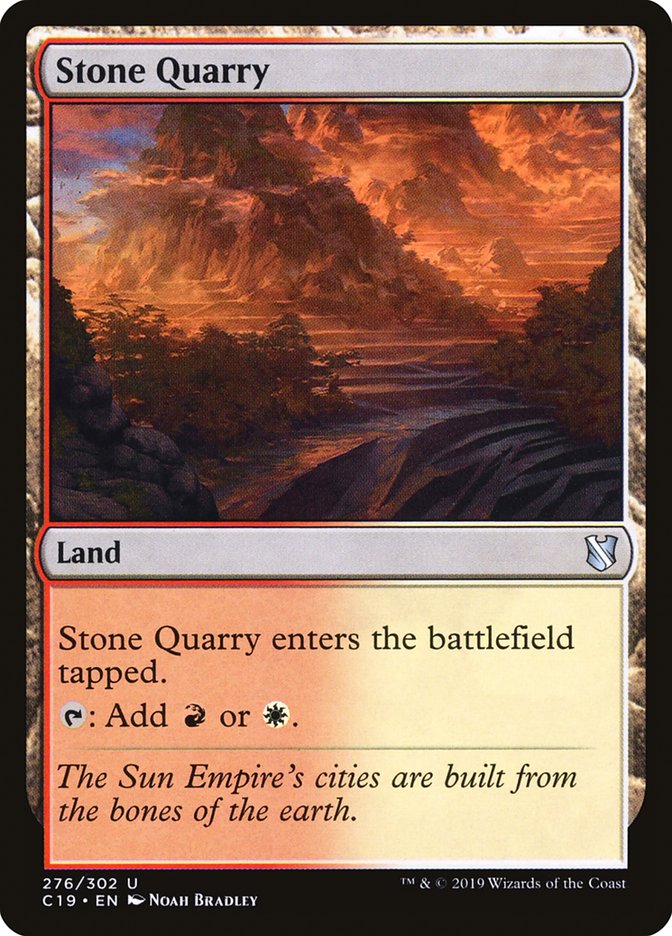 Stone Quarry [Commander 2019] | Good Games Modbury