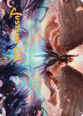 Iridian Maelstrom Art Card Gold Stamped Signature 47 (Art Series: Dominaria United)  | Good Games Modbury