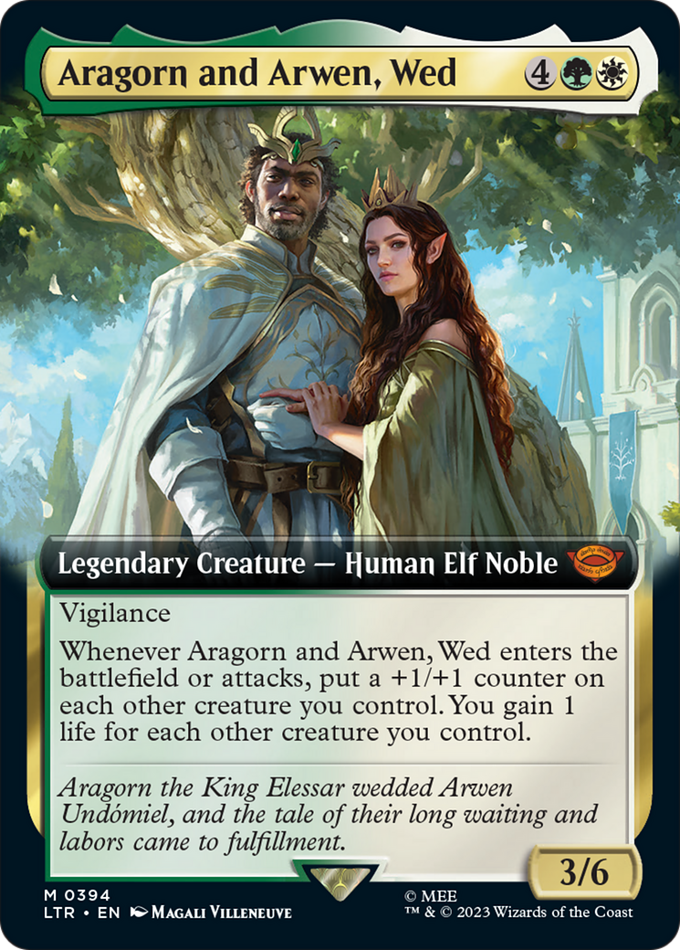 Aragorn and Arwen, Wed (Extended Art) [The Lord of the Rings: Tales of Middle-Earth] | Good Games Modbury