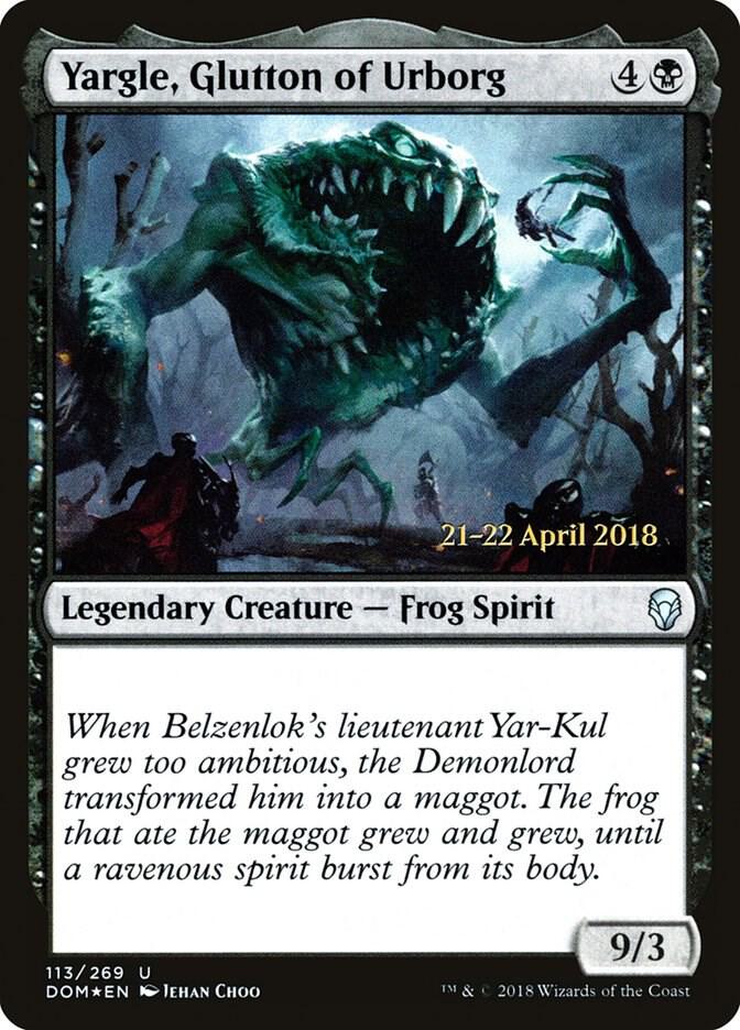 Yargle Glutton of Urborg 113 (Prerelease Cards)  - Foil | Good Games Modbury
