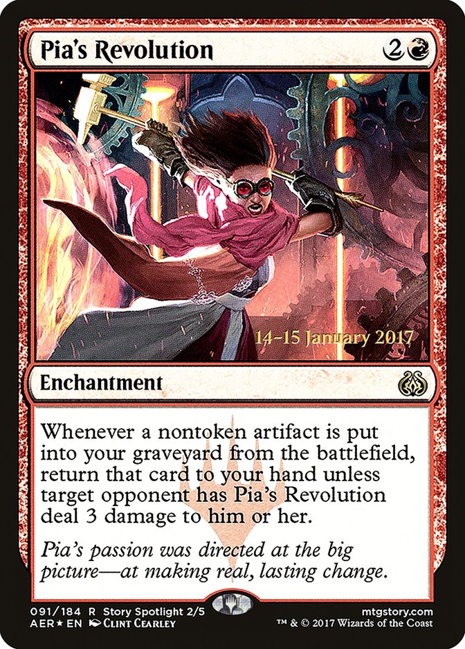 Pia's Revolution [Aether Revolt Prerelease Promos] | Good Games Modbury