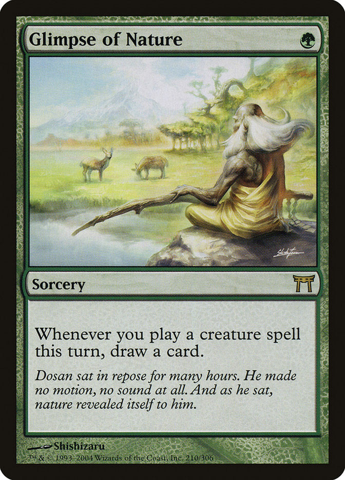 Glimpse of Nature 210/306 (Champions of Kamigawa)  | Good Games Modbury