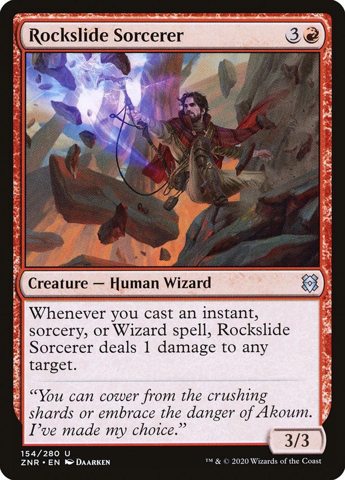 Rockslide Sorcerer [Zendikar Rising] | Good Games Modbury