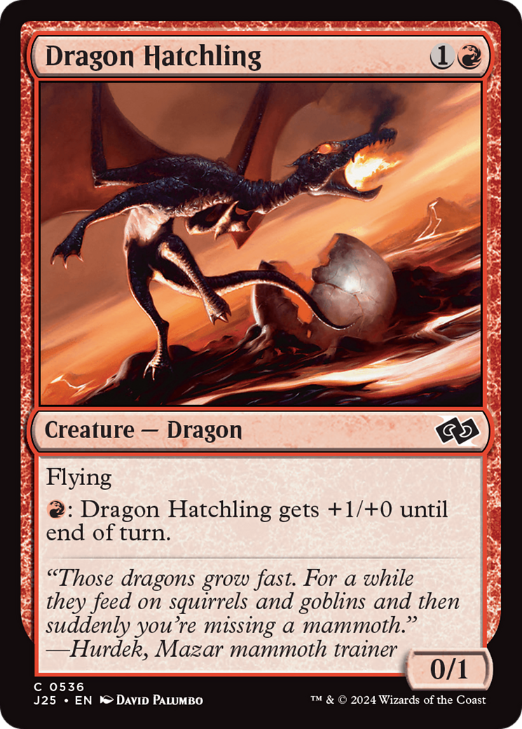 Dragon Hatchling [Foundations Jumpstart] | Good Games Modbury