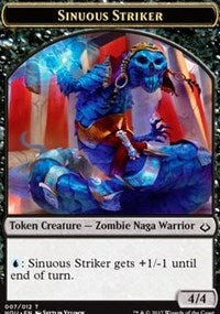Sinuous Striker // Cat Double-Sided Token [Hour of Devastation Tokens] | Good Games Modbury
