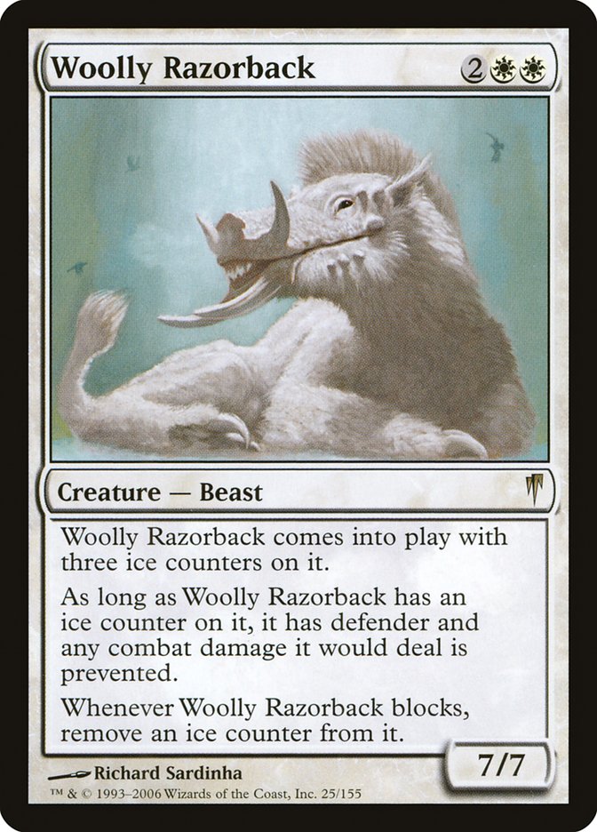Woolly Razorback 25/155 (Coldsnap)  - Foil | Good Games Modbury