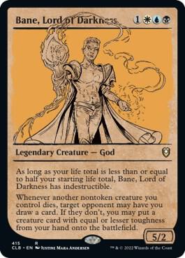 Bane Lord of Darkness Showcase 415/361 (Commander Legends: Battle for Baldur's Gate)  - Foil | Good Games Modbury
