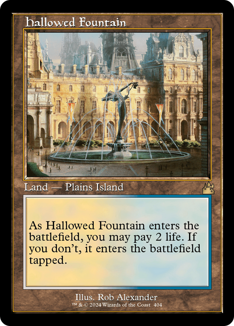 Hallowed Fountain (Retro) [Ravnica Remastered] | Good Games Modbury