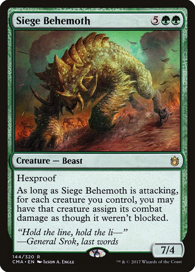 Siege Behemoth [Commander Anthology] | Good Games Modbury