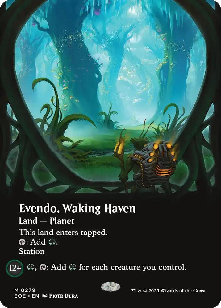 Evendo, Waking Haven 279 (Edge of Eternities)  - Borderless Foil | Good Games Modbury