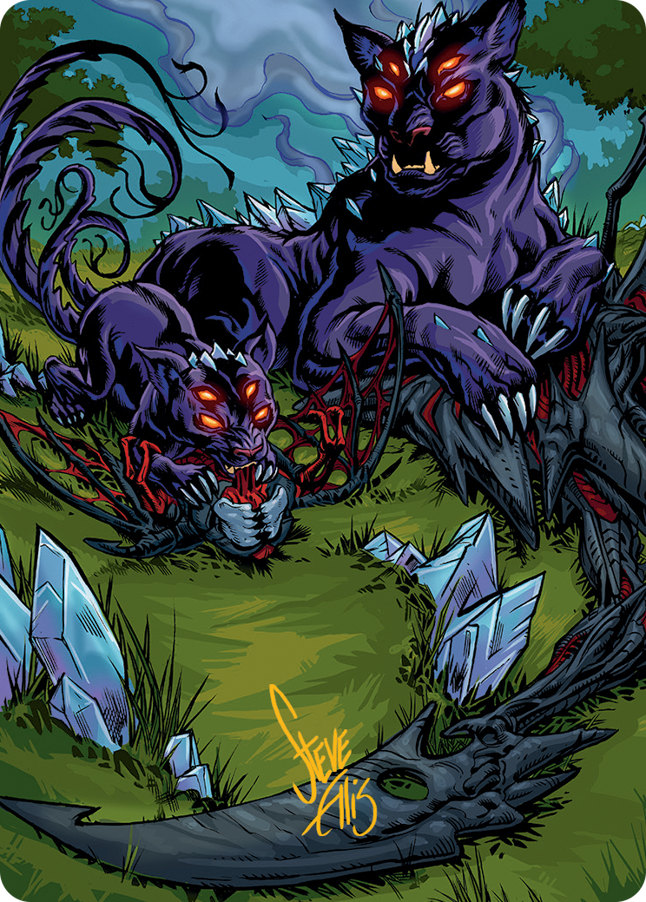 Lurrus of the Dream-Den Art Card (Gold-Stamped Signature) [March of the Machine Art Series] | Good Games Modbury