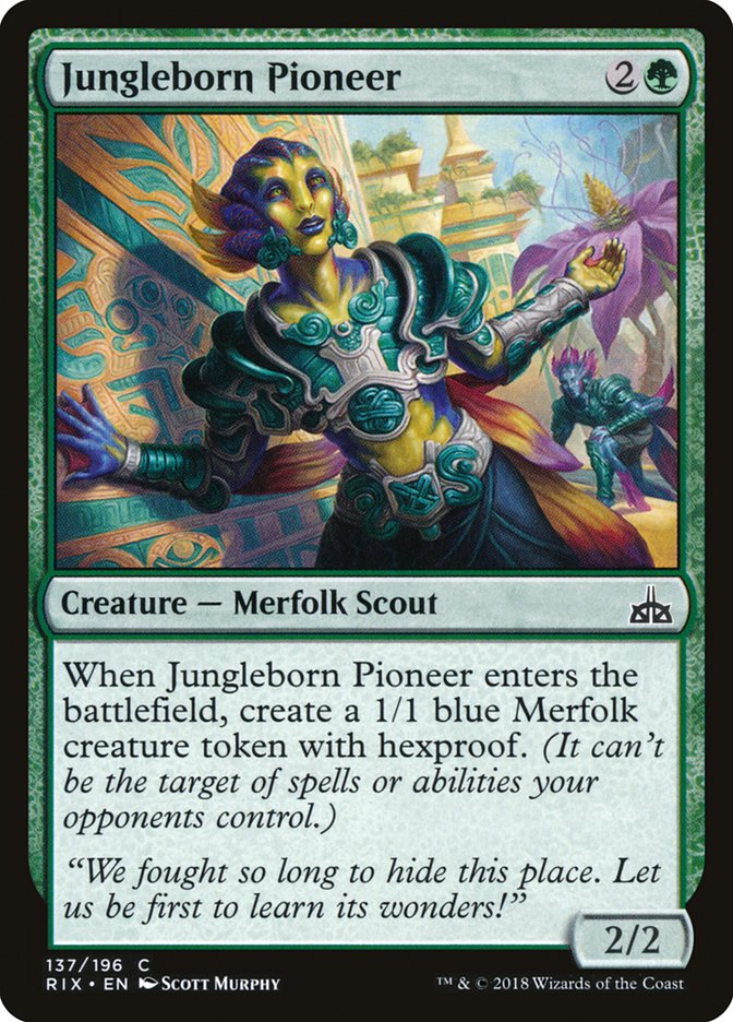 Jungleborn Pioneer 137/196 (Rivals of Ixalan)  - Foil | Good Games Modbury