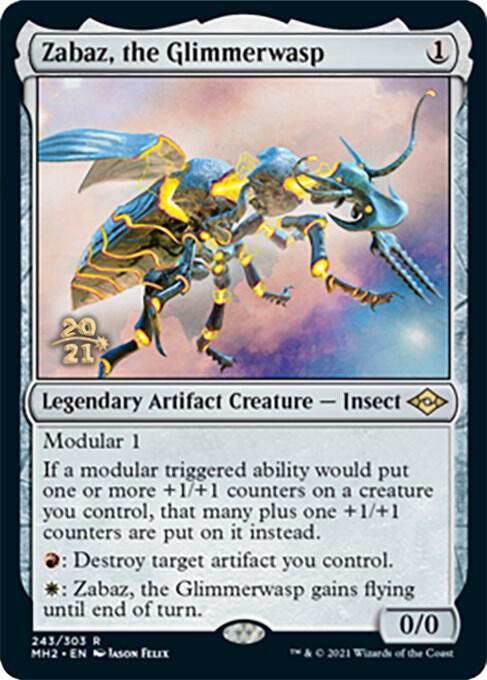 Zabaz the Glimmerwasp 243s/86 (Prerelease Cards)  - Foil | Good Games Modbury