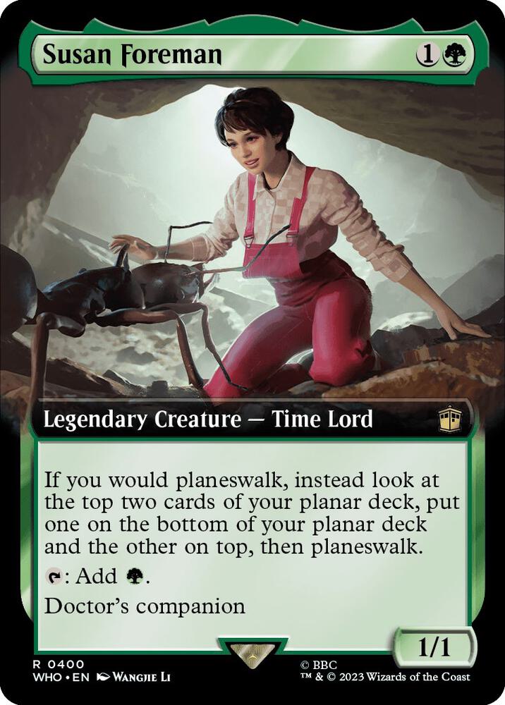 Susan Foreman 400/331 (Universes Beyond: Doctor Who)  - Extended Art Foil | Good Games Modbury