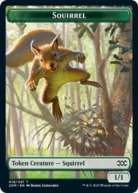 Squirrel // Thopter (026) Double-Sided Token [Double Masters Tokens] | Good Games Modbury