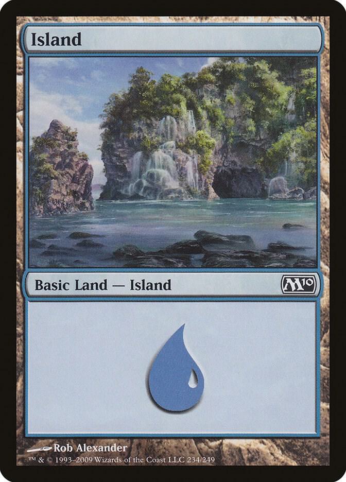 Island 234/249 (Magic 2010 (M10))  - Foil | Good Games Modbury