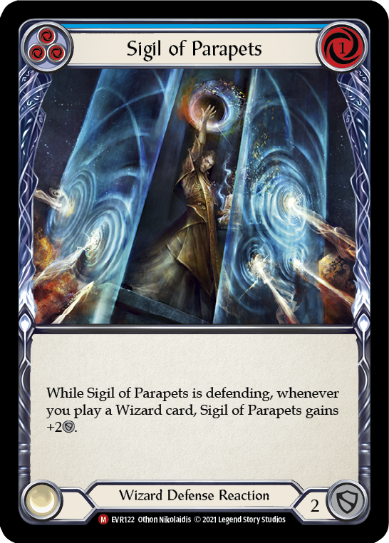 Sigil of Parapets [EVR122] (Everfest)  1st Edition Rainbow Foil | Good Games Modbury