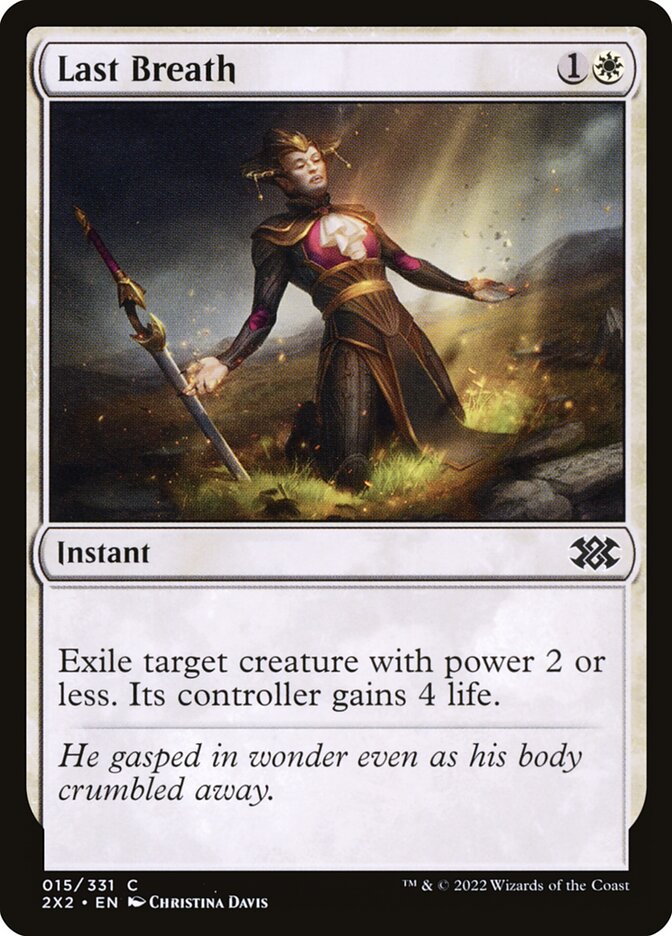 Last Breath 15/331 (Double Masters 2022)  - Foil | Good Games Modbury