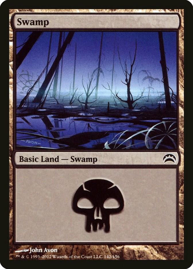 Swamp 142 142/156 (Planechase 2012)  | Good Games Modbury