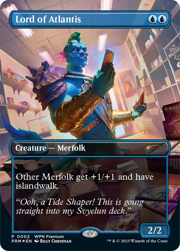 Lord of Atlantis 2/14 (WPN & Gateway Promos)  - Borderless Foil | Good Games Modbury