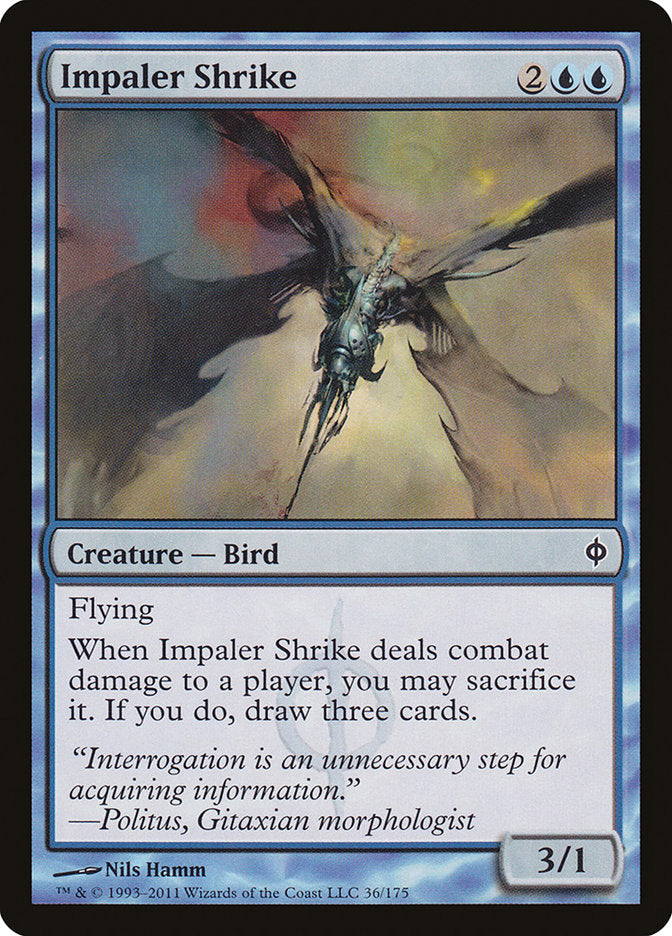 Impaler Shrike [New Phyrexia] | Good Games Modbury