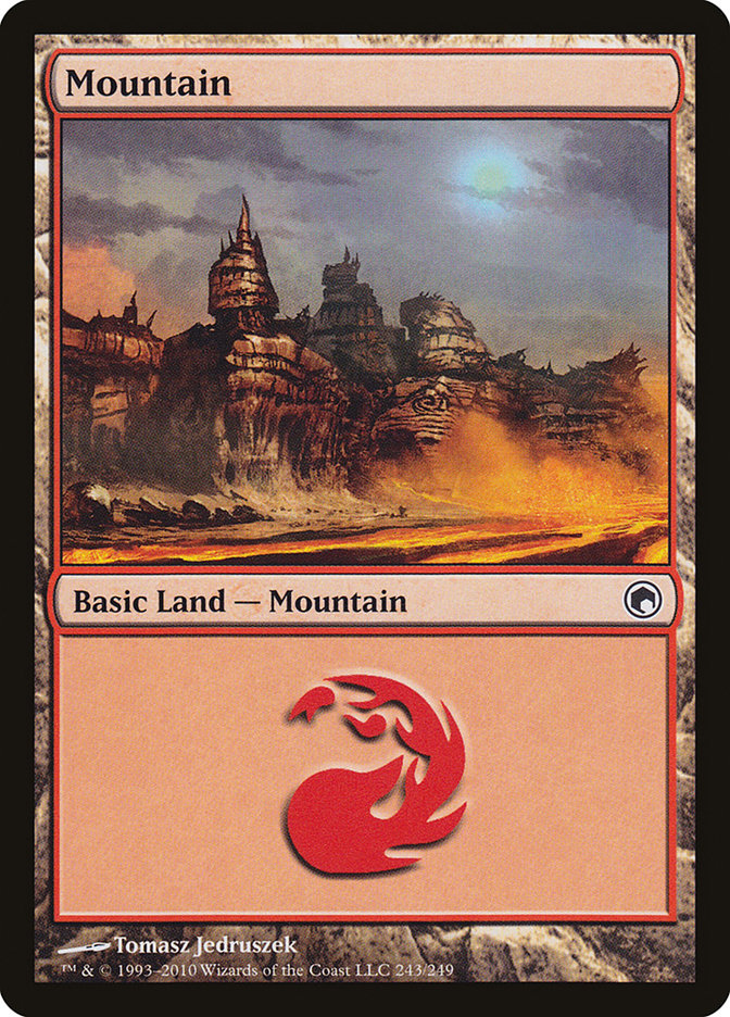 Mountain (243) [Scars of Mirrodin] | Good Games Modbury