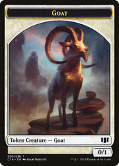 Goblin // Goat Double-Sided Token [Commander 2014 Tokens] | Good Games Modbury