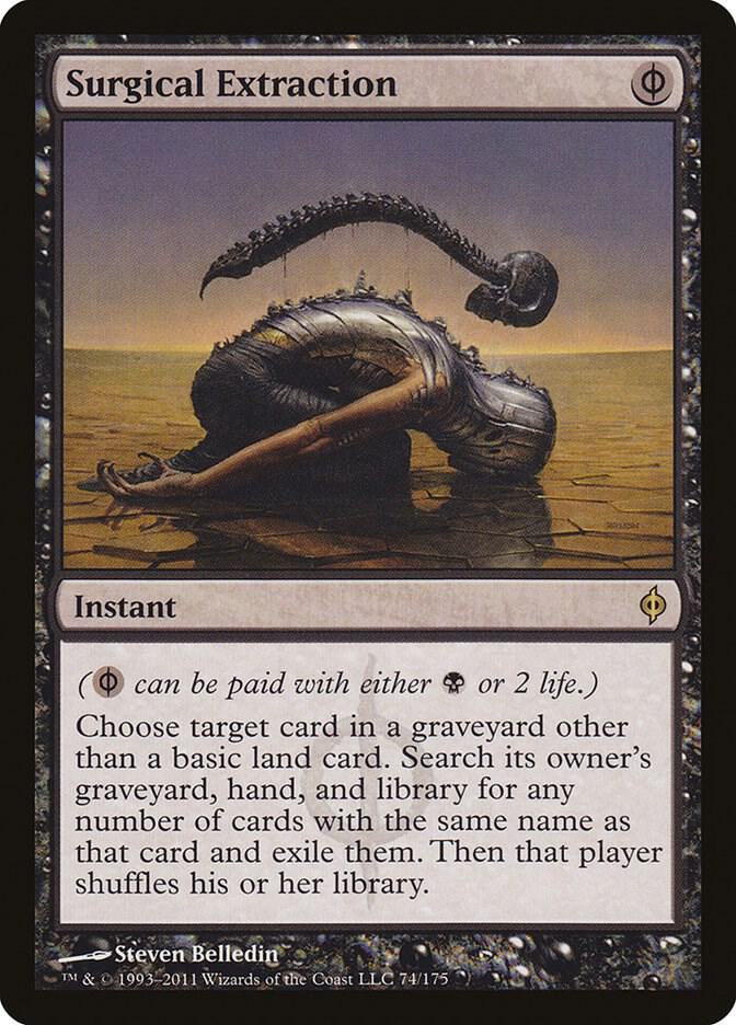 Surgical Extraction 74/175 (New Phyrexia)  - Foil | Good Games Modbury