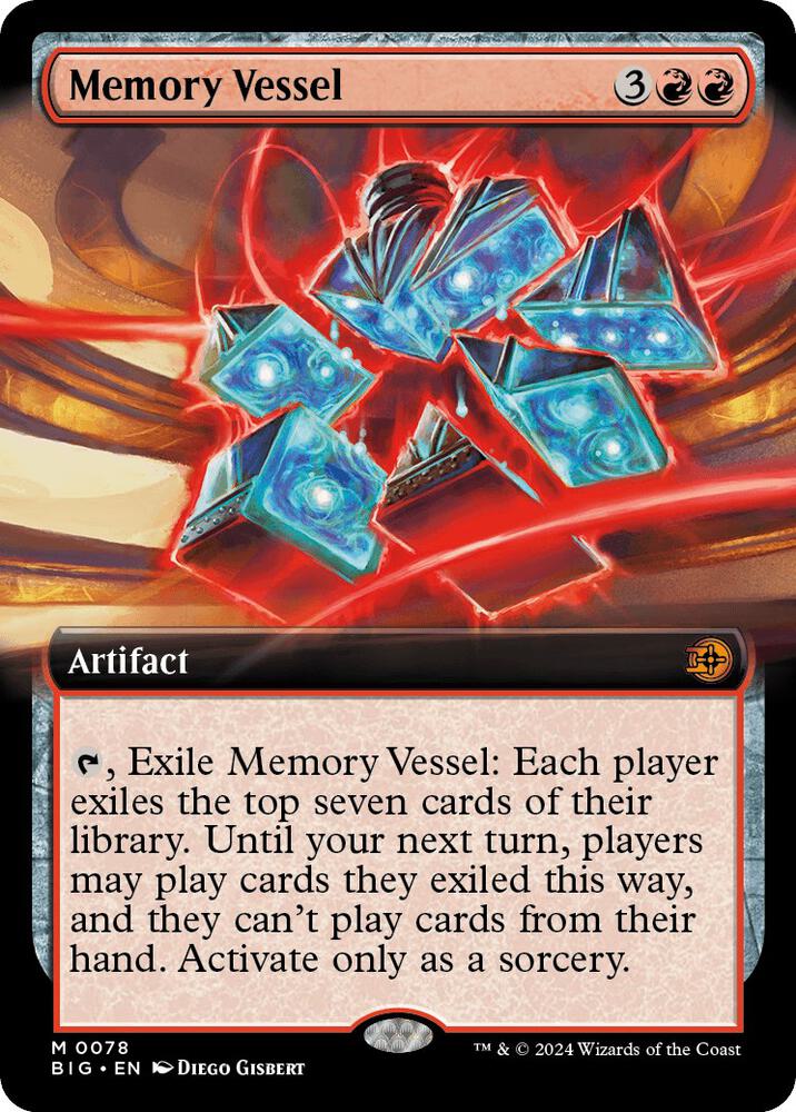 Memory Vessel 78/30 (Outlaws of Thunder Junction: The Big Score)  - Extended Art | Good Games Modbury